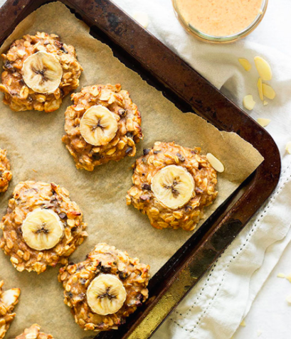 Peanut Butter and Banana Protein Cookies